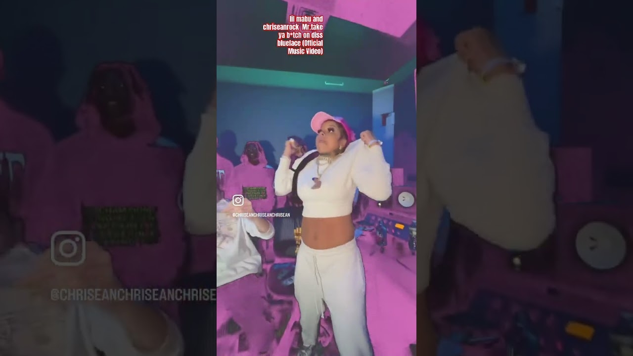 lil mabu and chriseanrock Mr.take ya b*tch on diss blueface (Official Music Video) #blueface