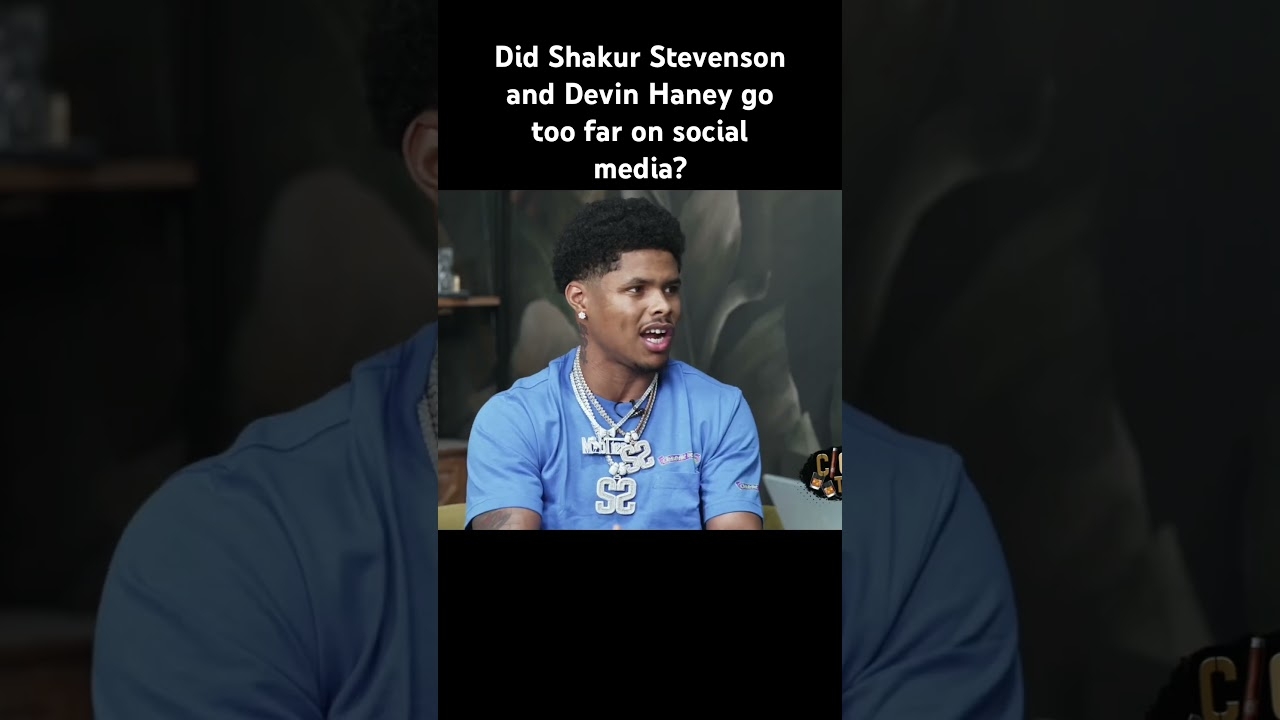 Shakur Stevenson & Devin Haney beef go too far?