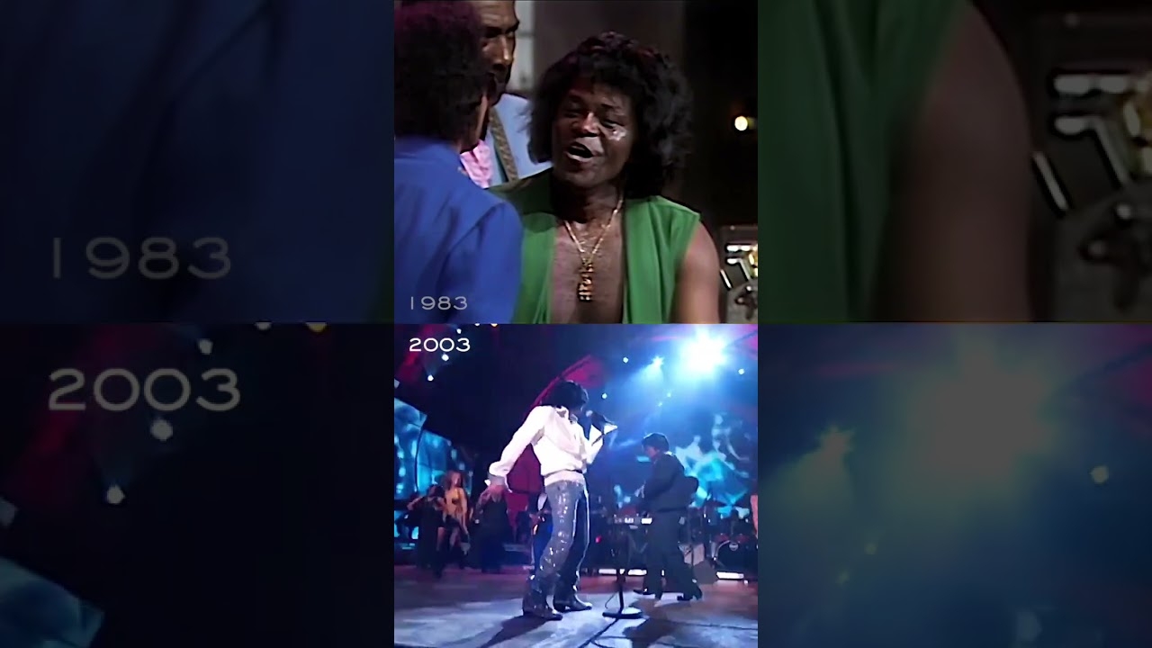 Michael Jackson performing for James Brown 20 years apart