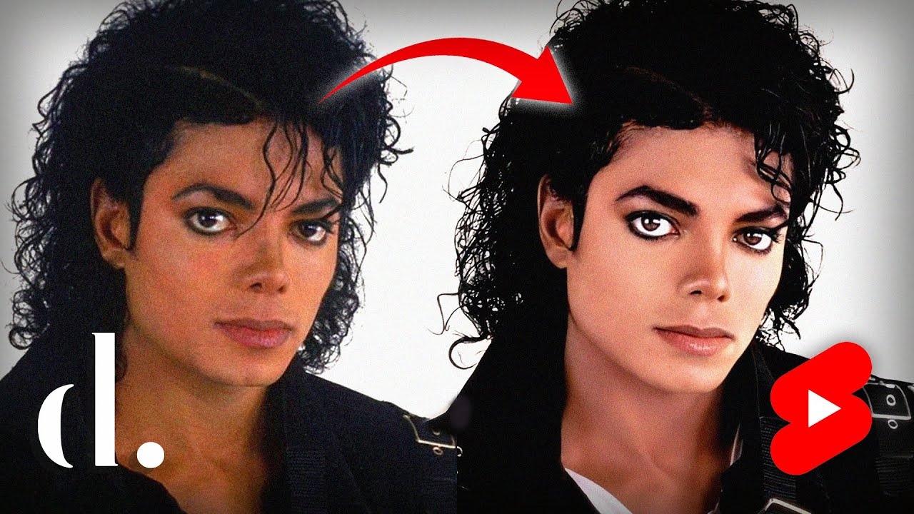 Michael Jackson's 'New Look' For The Bad Album #Shorts | the detail.