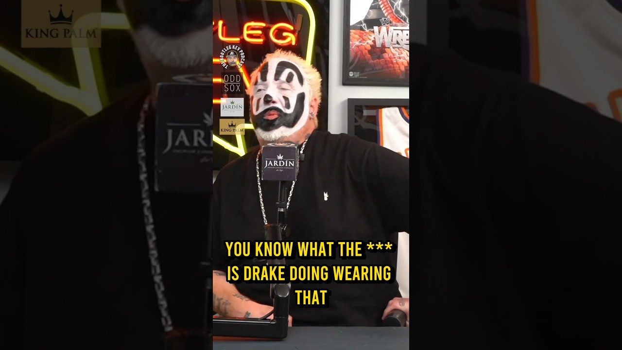 Violent J on Drake wearing Insane Clown Posse Clothing