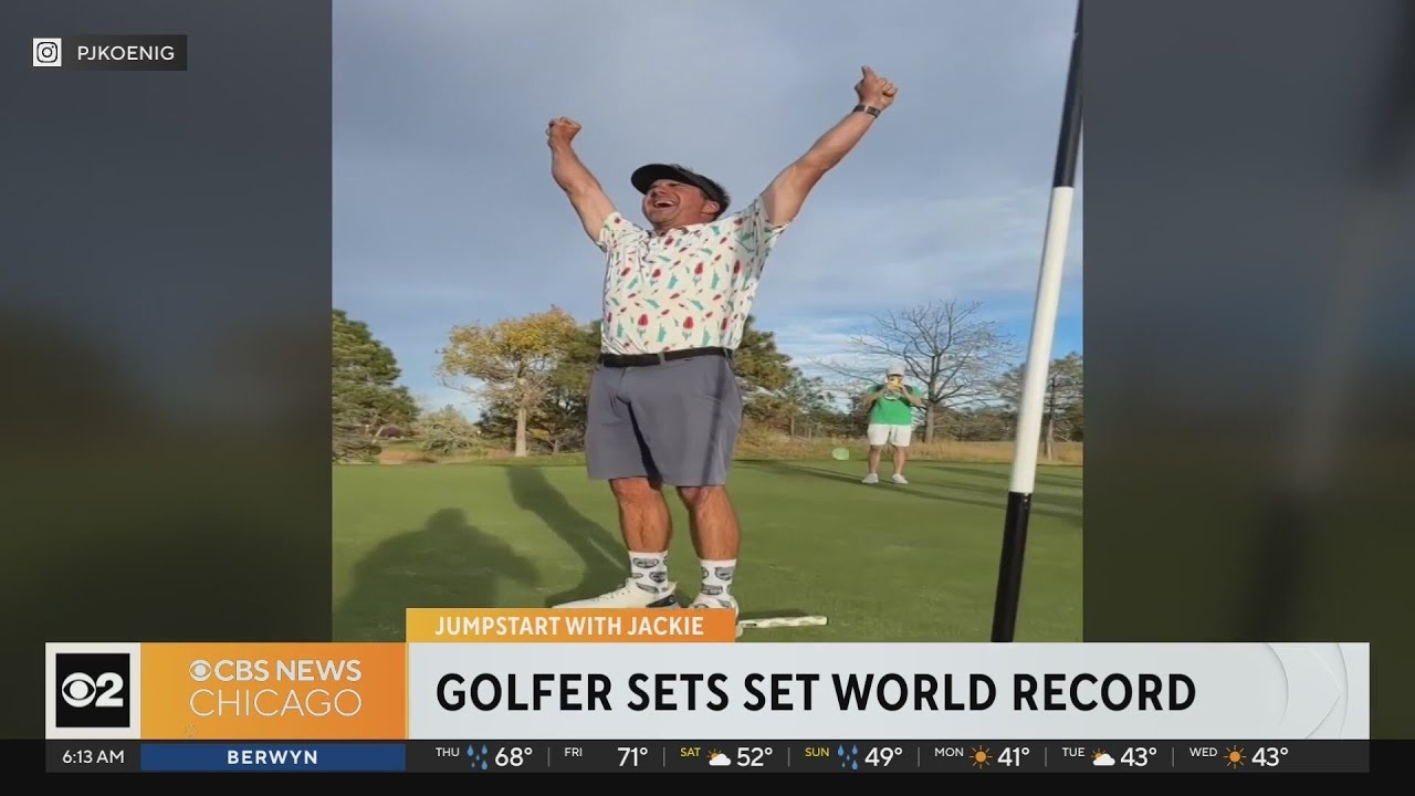 Jumpstart with Jackie: Golfer sets world record, man hit by whale