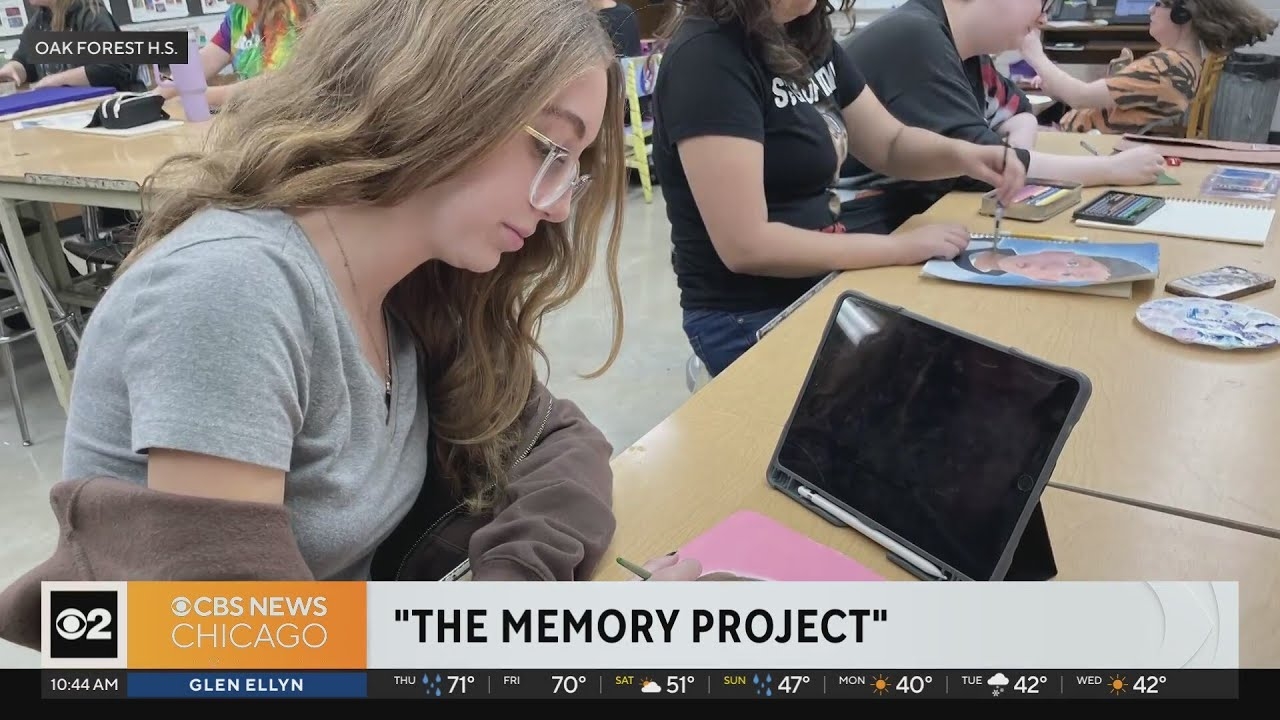 Oak Forest H.S. art project creates portraits for Colombian children