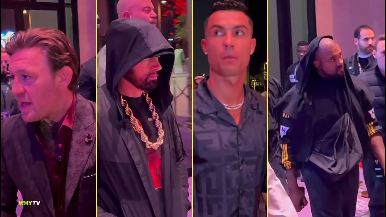 Rappers And Celebs Pull Up At Tyson Fury And Ngannou Fight 'Kanye West, Conor McGregor And More'