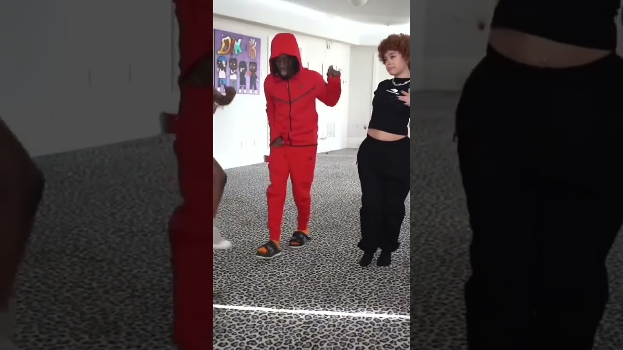 Kai Cenat Teaches Ice Spice How To Get Sturdy