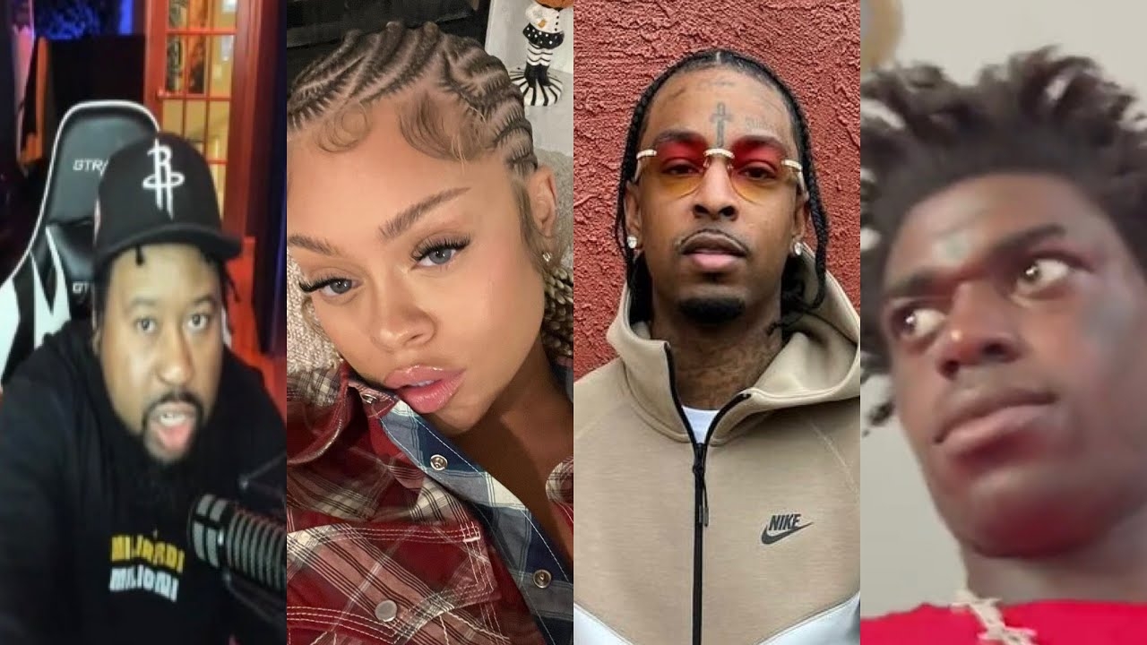 Chat who is right? Akademiks reacts to 21 Savage responding to Kodak Blacks Drink Champs interview