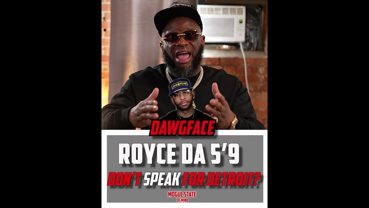 Dawgface Disses Royce Da 59 "Royce Don't SPEAK FOR DETROIT" #shorts #eminem #mogulstateofmind