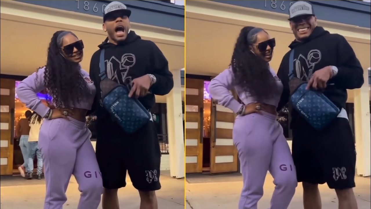 Nelly And Ashanti Talking And Clowning With Some Fans After Nellys Bday Celebration In ATL City