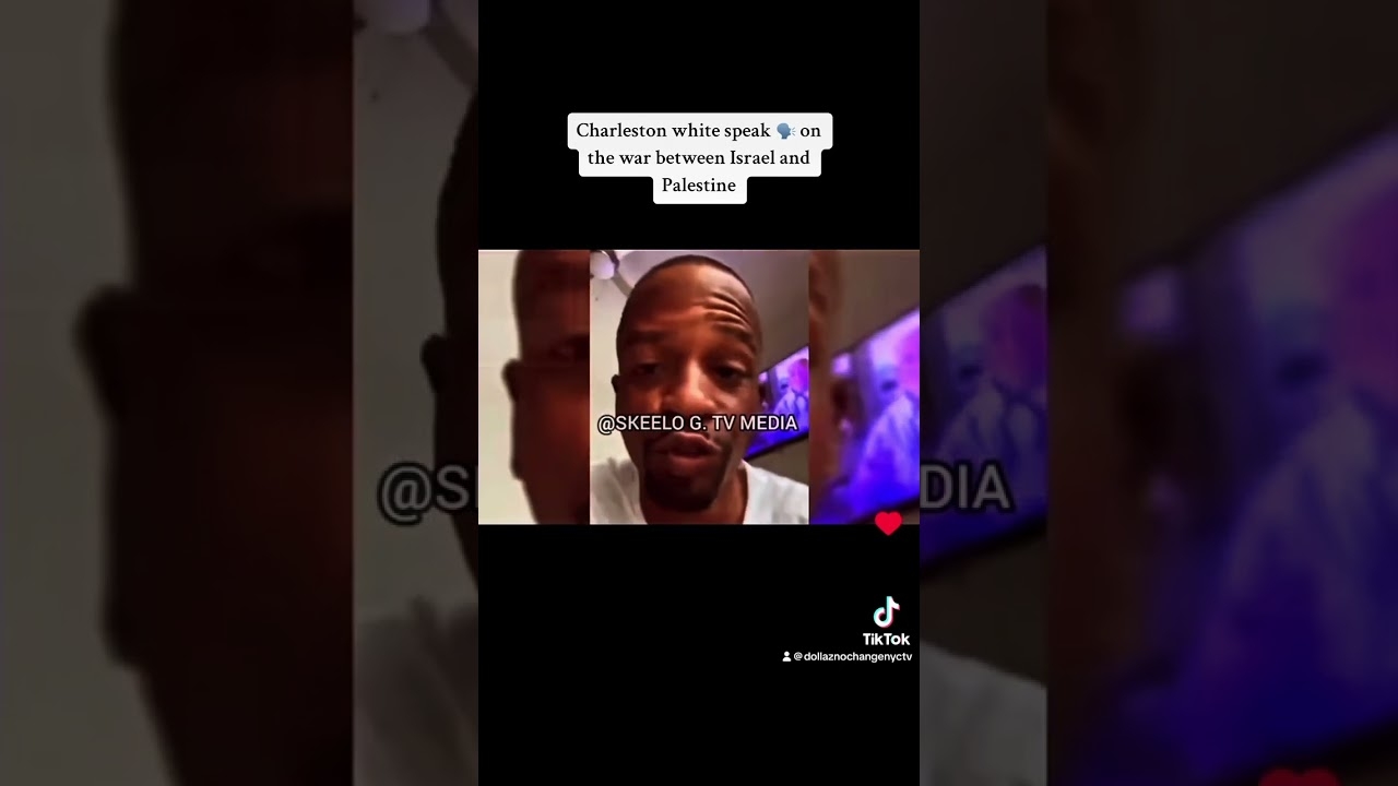 Charleston white speaks  on the war between Israel and Palestine