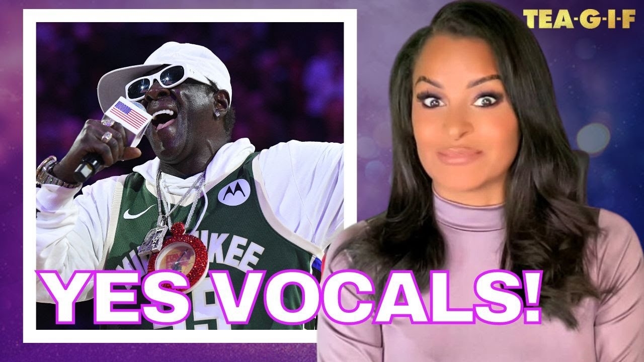 Flavor Flav Sings National Anthem At Bucks Game | Tea-G-I-F