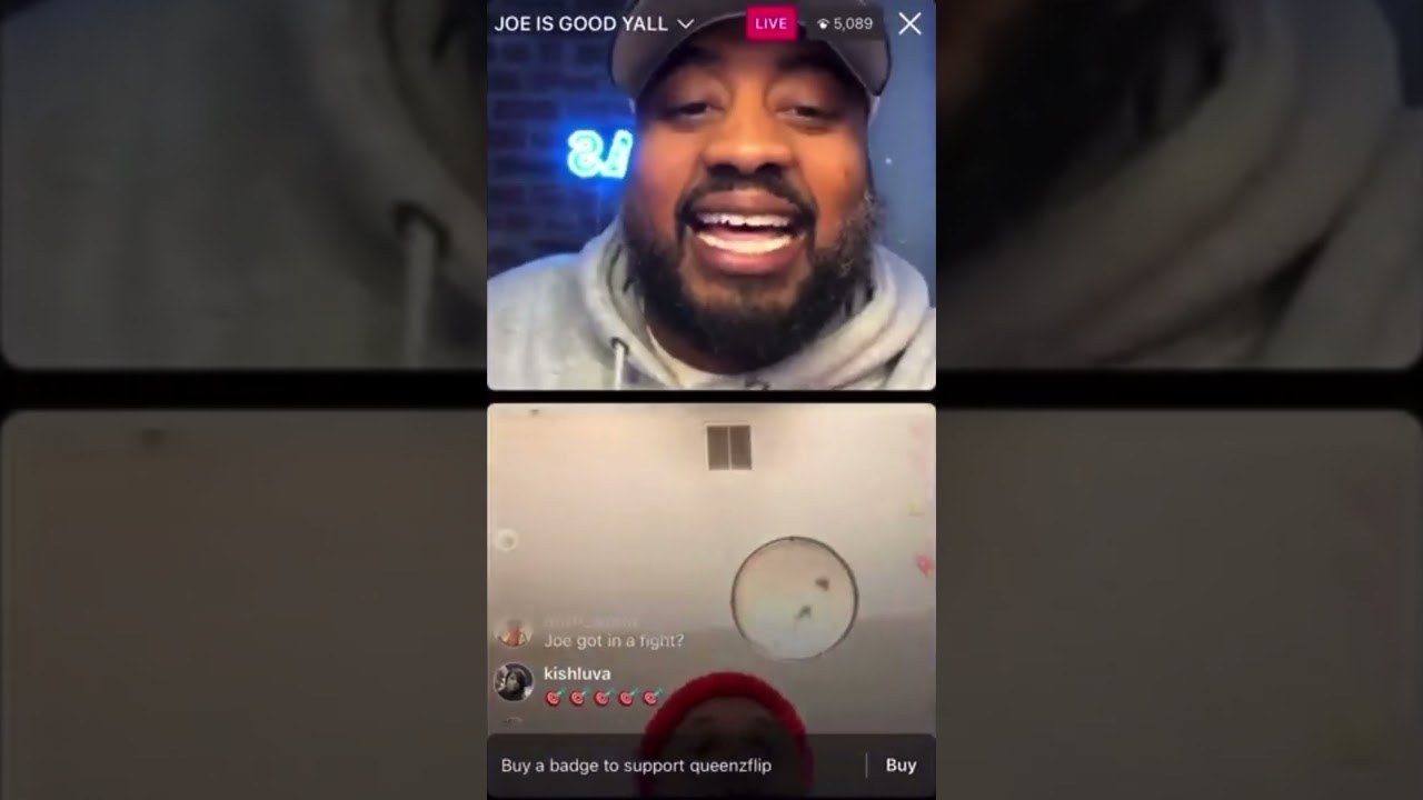Joe Budden tells QueenzFlip he got Punc** by Flippin NJ Goons while out!
