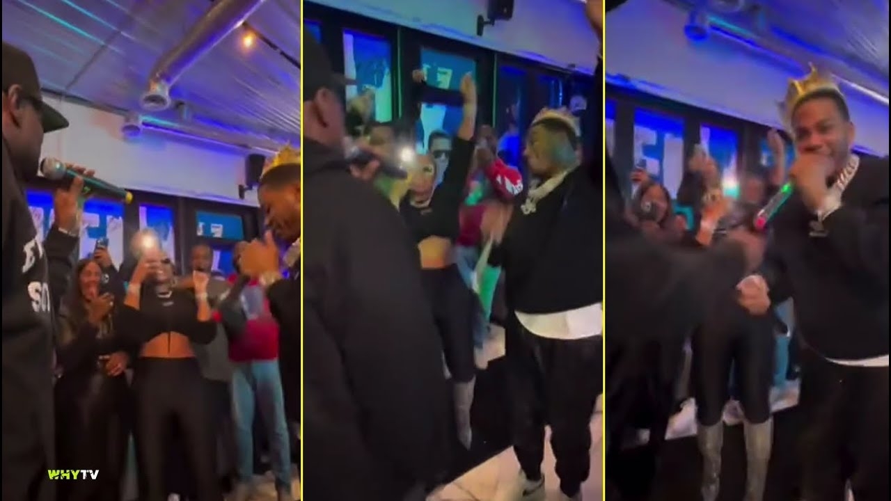 Case And Lil Mo Singing For Nelly At His Birthday Party 'Best Birthday Party Still Goes On'