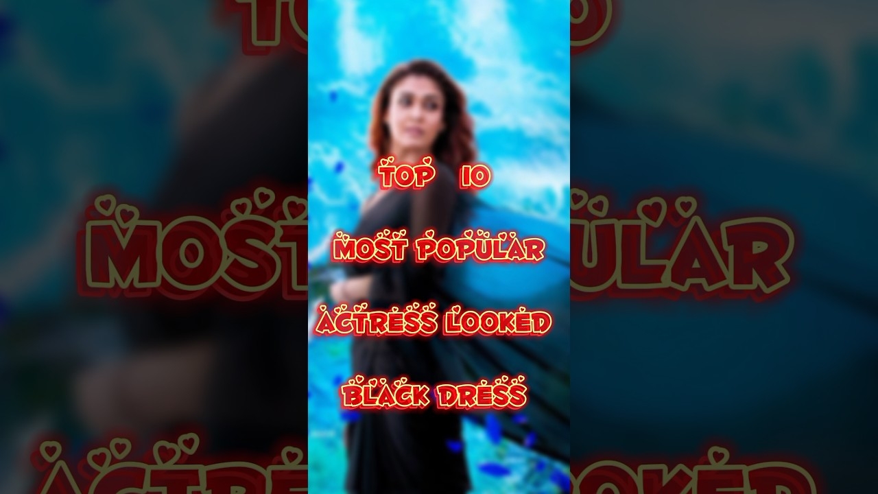 Top 10 Most Popular Actress Bollywood Looked black Dress #shorts #actress #black #dress