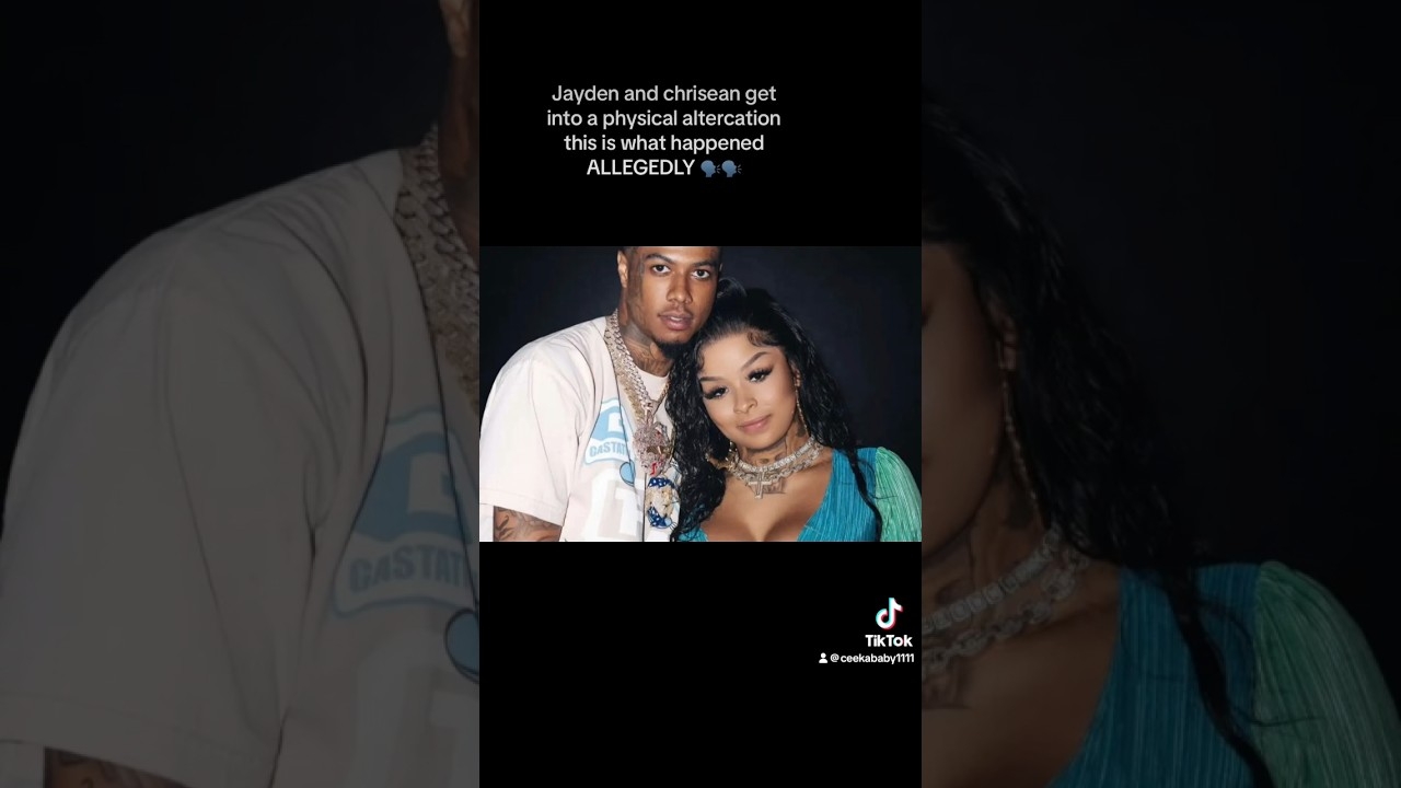 Jayden Alexis and chrisean rock got into an altercation over blueface #viral #rap #hiphop #fyp