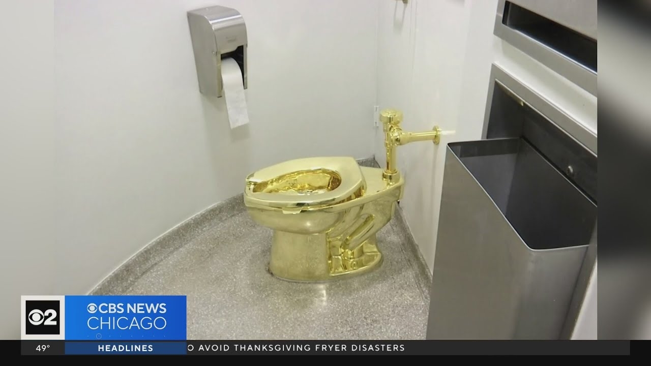 Who would steal a $6M gold toilet?