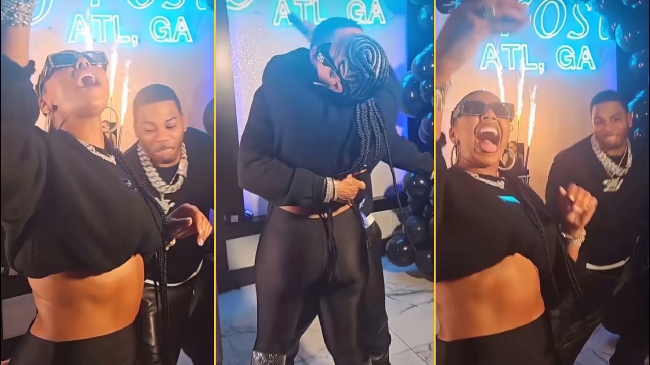 Nelly Couldnt Control His Hands Over Ashantis  I Love You Babe, You Made My Day
