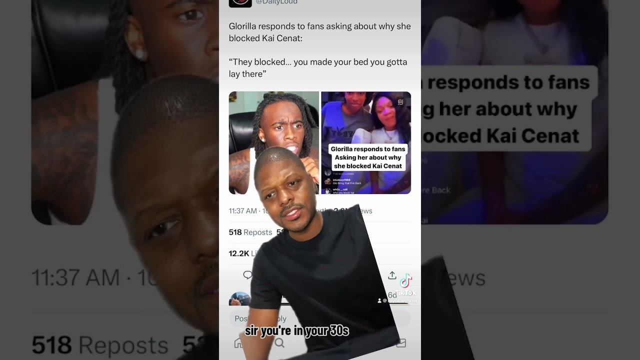 Kai Cenat, Glorilla and Akademiks argue about getting blocked