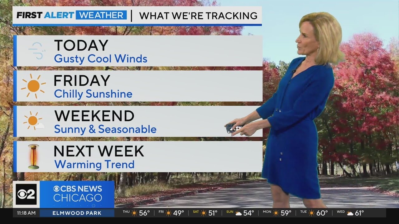 Chicago First Alert Weather: Gusty, cool winds