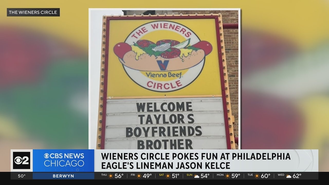 The Wieners Circle pokes fun at Jason Kelce