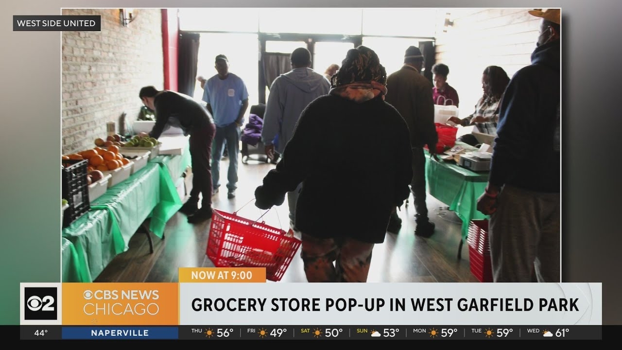 Pop-up grocery store helping fill food void on Chicago's West Side