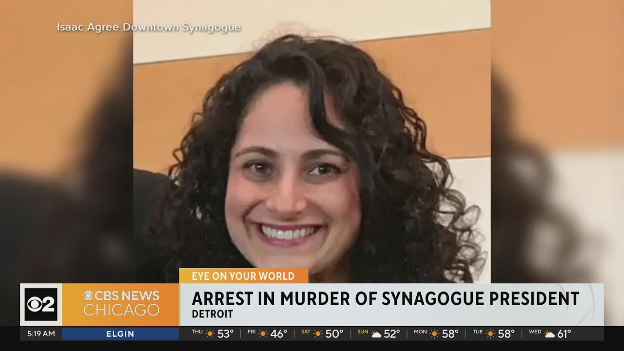 Arrest in murder of synagogue president