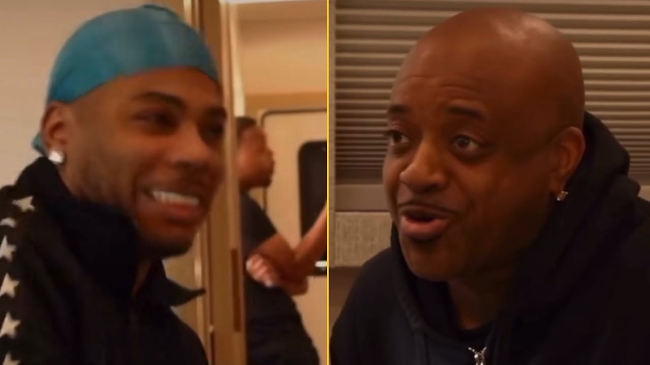 Nelly And Jermaine Dupri Clowning On Backstage At Grammy Supports Hip Hop Show In ATL Last Night