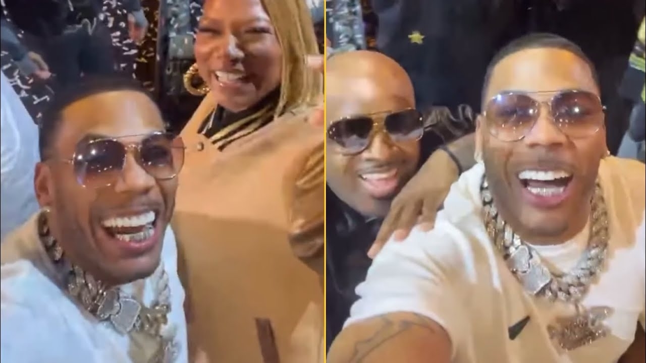 Nelly Linked Up With Queen Latifah And Jermaine Dupri At Grammys Weekend In Atlanta City