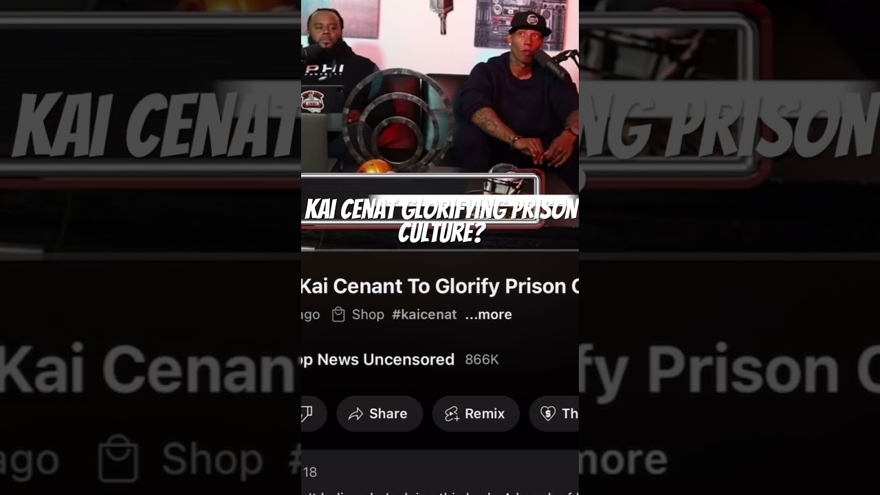 Is Kai Cenat promoting prison?