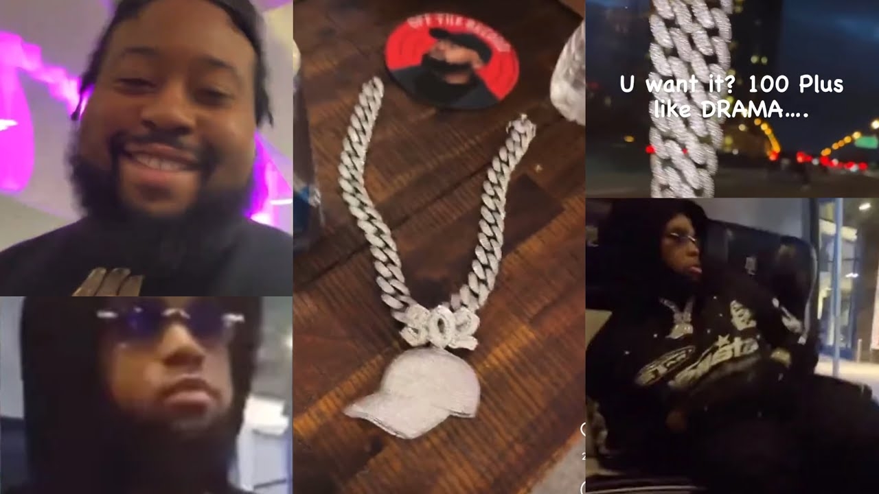 DJ Akademiks shows he recovered CapthaGods chain after it went on a greasy neck Coast to coast tour