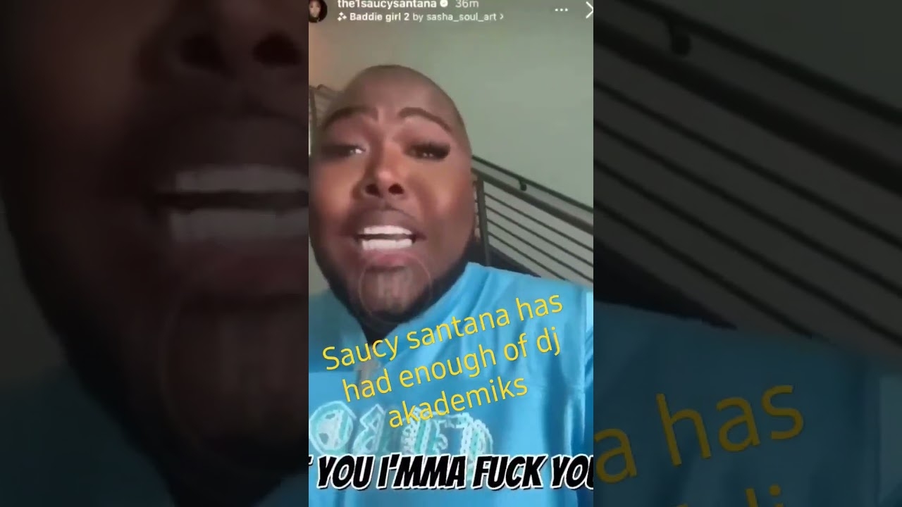 #djakademiks and #saucysantana sound off on social media. subscribe and follow for more!  #fyp
