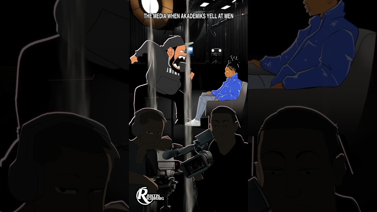 Why does the media highlight #Akademiks when he raises his voice at women? #saucysantana#citygirls