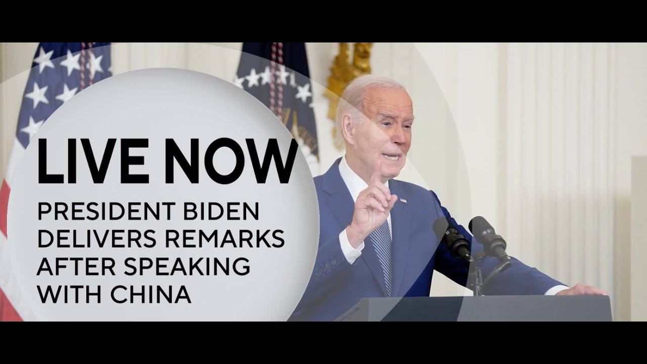 Streaming Live President Biden delivers remarks after meeting with China's President Xi Jinping