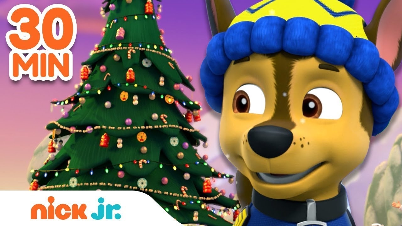 PAW Patrol BEST Holiday Rescues!  | 30 Minute Compilation | Nick Jr.