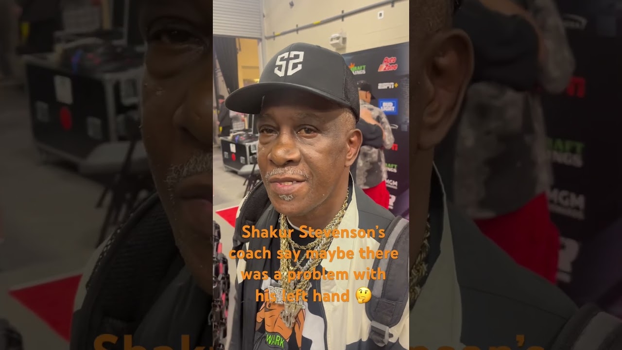 Shakur Stevensons hand hurt before De Los Santos fight? His coach explains