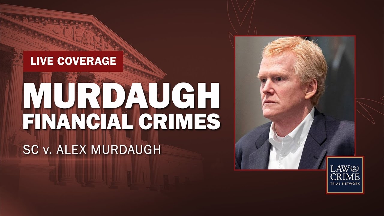 WATCH LIVE: Murdaugh Financial Crimes  SC v. Alex Murdaugh  Guilty Plea