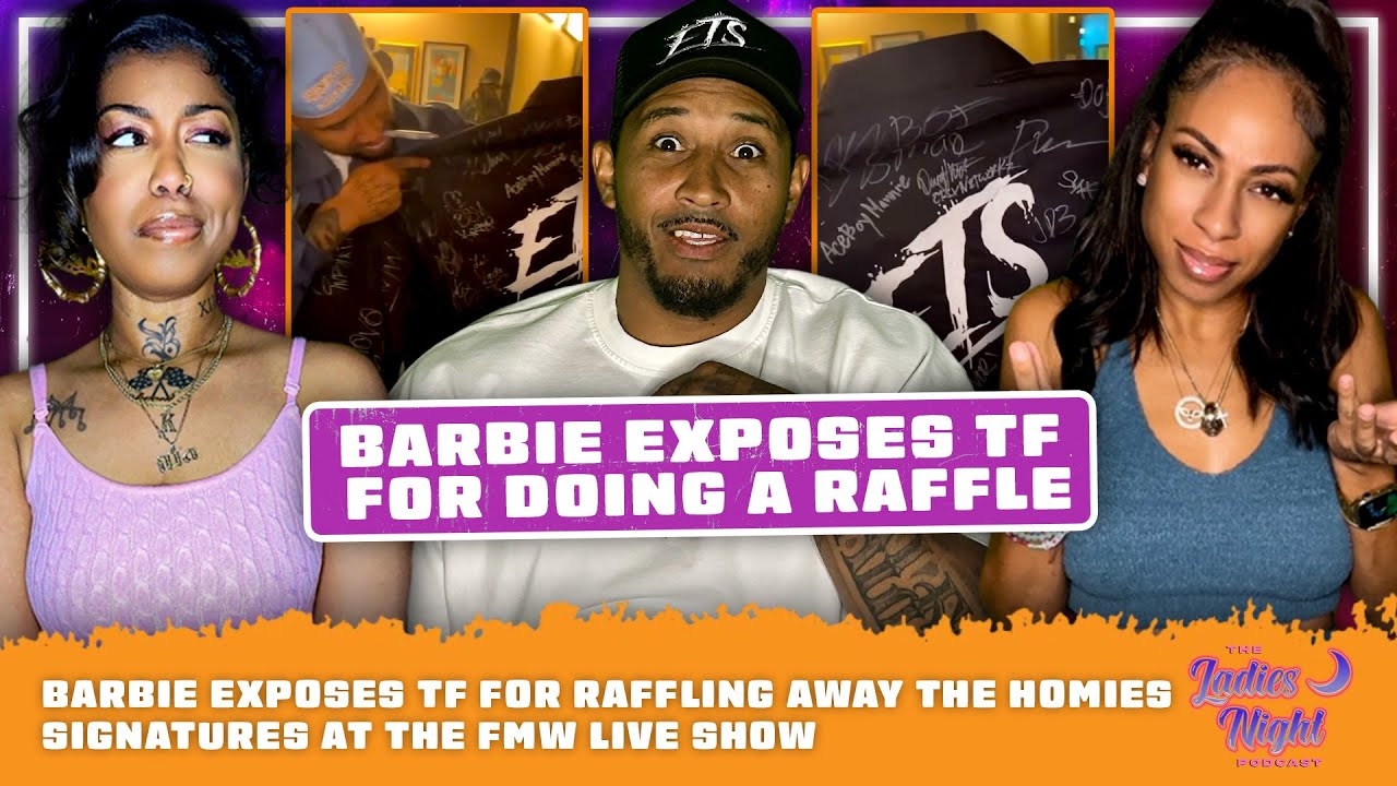 Barbie Exposes TF For Raffling Away The Homies Signatures At The FMW Live Show