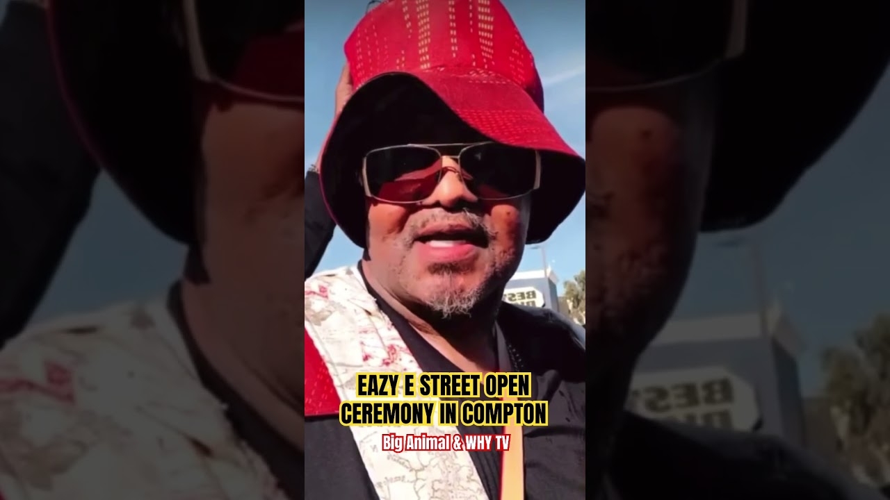 #BigAmimal #EazyE #Marjae #Whytv #Compton EAZY E STREET OPEN CEREMONY IN COMPTON !