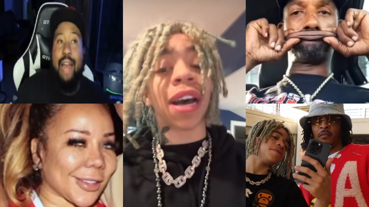 He Standin on Bihness! DJ Akademiks Reacts to TIs son King arguing w/ TIP & Tiny at Falcons Game!
