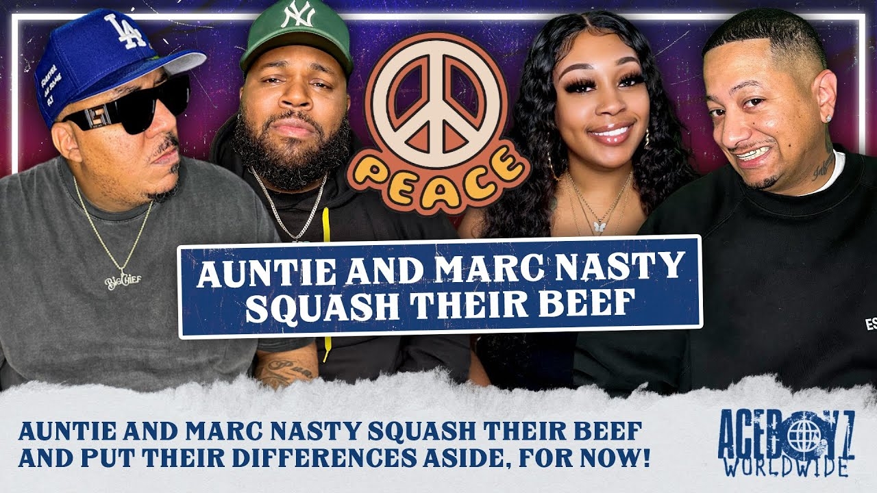 Auntie and Marc Nasty Squash Their Beef and Put Their Differences Aside, For Now!