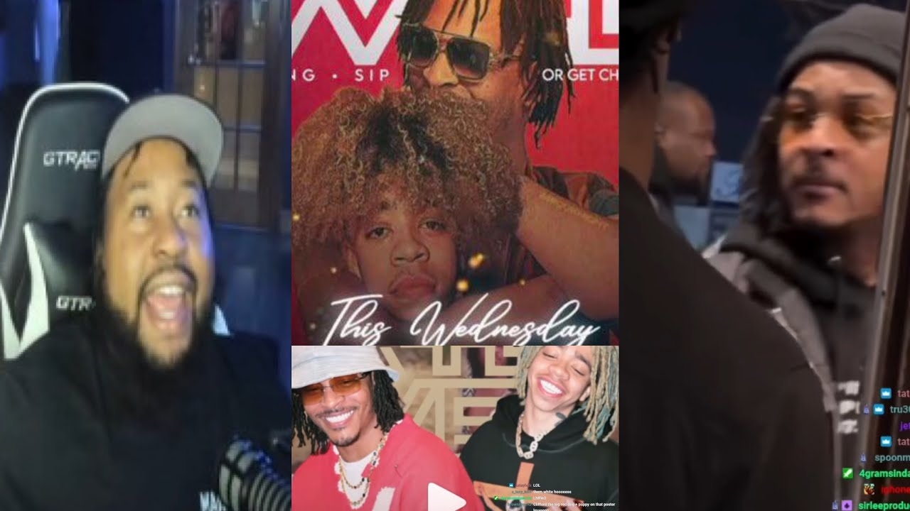 TIP & King Paci! DJ Akademiks on TI going off on Club for using him and his sons picture on Flyer!