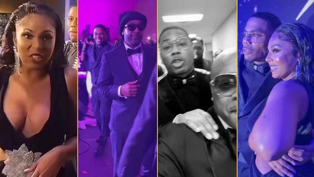 Nelly Reunited With St. Lunatics, Ashanti, Jermaine Dupri, Bow Wow & Run DMC At Black & White Party