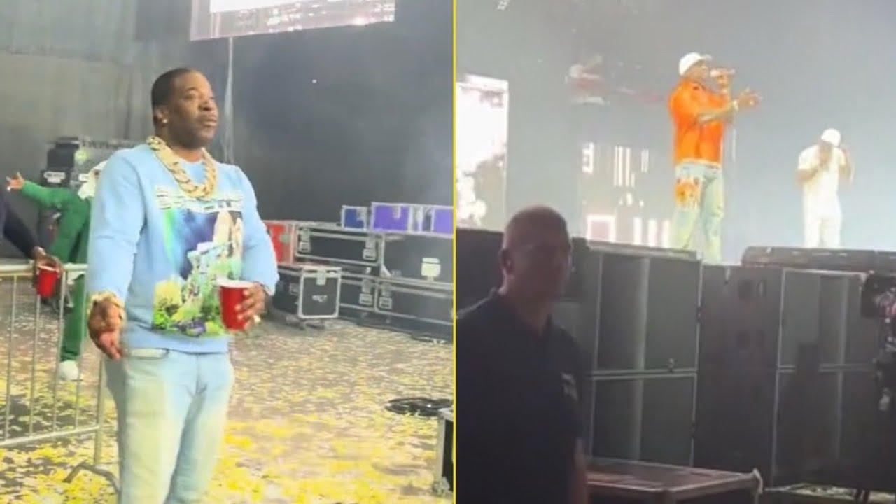 Busta Rhymes Reacts 50 Cent Dissing Ja Rule During The Show At Final Lap Tour In Kazakhstan