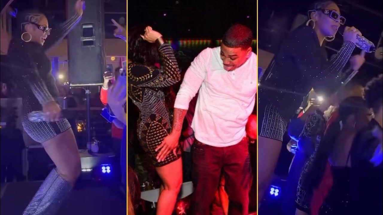 Ashanti Makes Fire On The Stage Tonight In NY Nelly Feels Proud For Having The Most Beautiful Lady