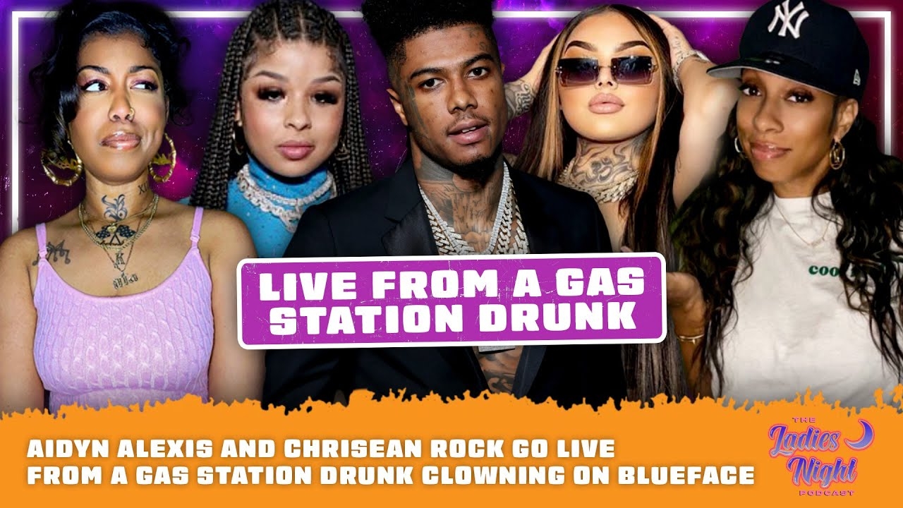 Jaidyn Alexis and Chrisean Rock Go Live From A Gas Station DRUNK Clowning On Blueface