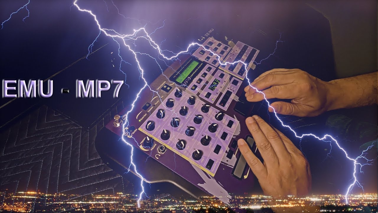 Showing the workflow of making a beat with the emu mp7. Beat #4