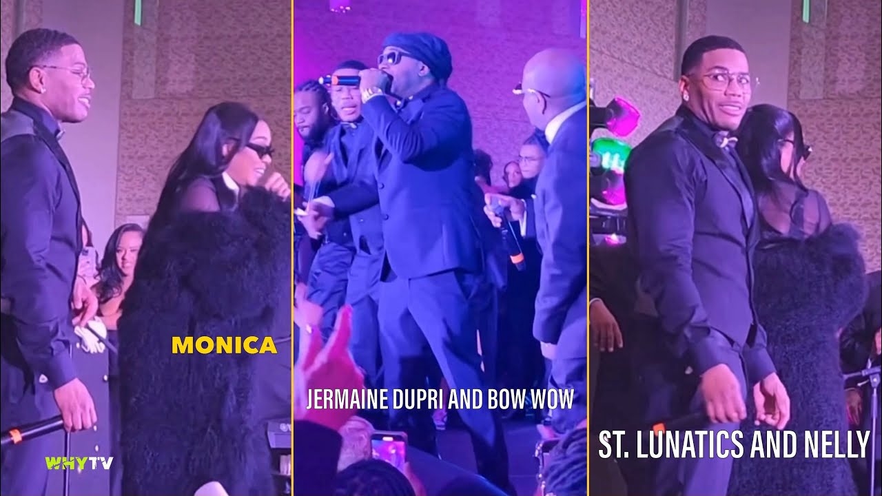 Ashanti And Nelly Brought Out Monica, St. Lunatics And More At Black And White Party Last Night