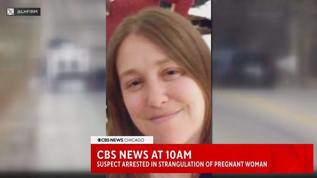 CBS News at 10: Detectives arrest man suspected of strangling pregnant Chicago woman