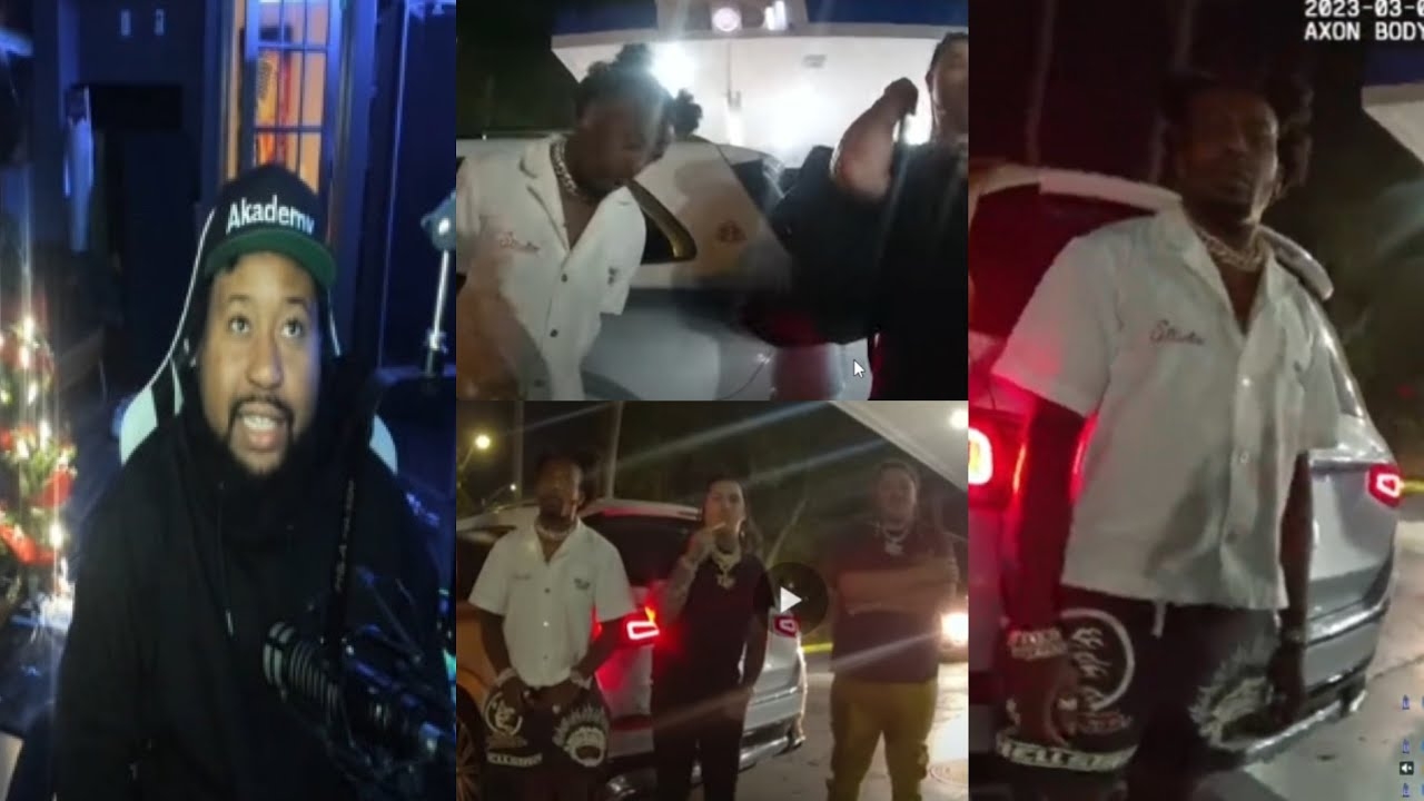 DJ Akademiks reacts to Sauce Walka getting arrested for G** while riding in his Maybach!