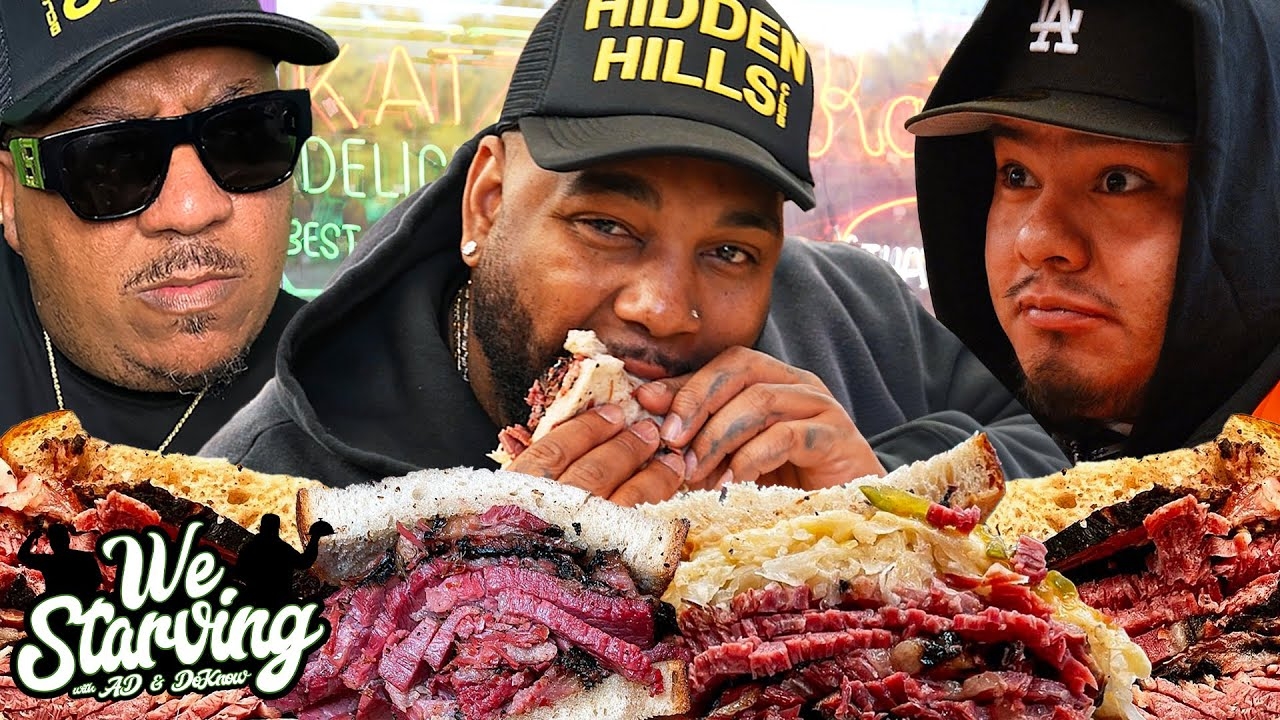 The We Starving Crew Took a Visit To KATZ'S NYC For The Best Pastrami Sandwich in The World!!