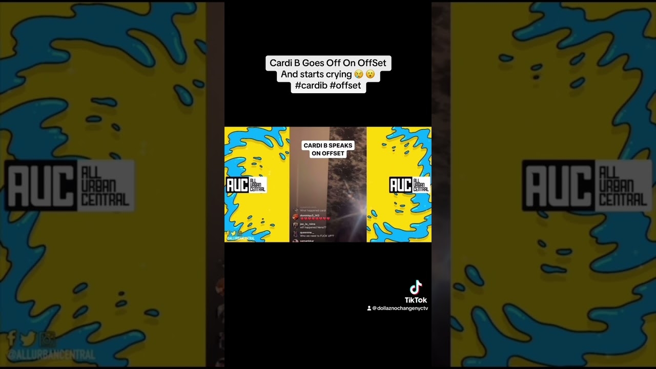 Cardi B Goes Off On OffSet And starts crying   #cardib #offset #chriseanrock #blueface
